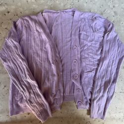 Purple Cardigan 