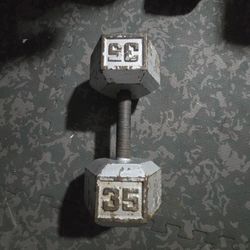 35 LB Dumbell 