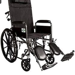 Healthline 18" Reclining Wheelchair 