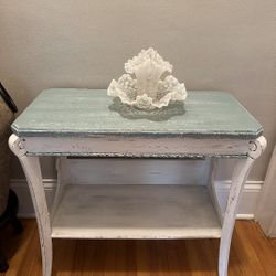 Entry Table Wooden Shelf Storage Organizer Home Decor