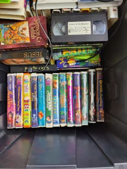 VHS movies.