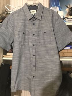 Echo button up T shirt