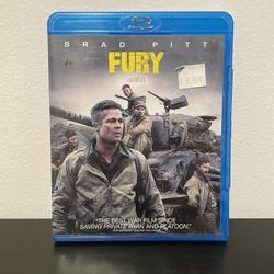 Fury Blu-Ray Movie 4K Brad Pitt Shia LaBeouf WWII War Extended