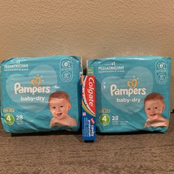 $15 Pampers Size 4 Bundle 