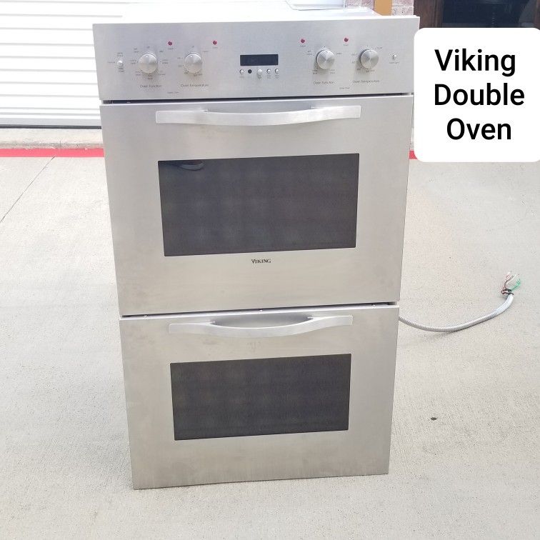 Viking  Designer Double Oven Stainless steel appliance