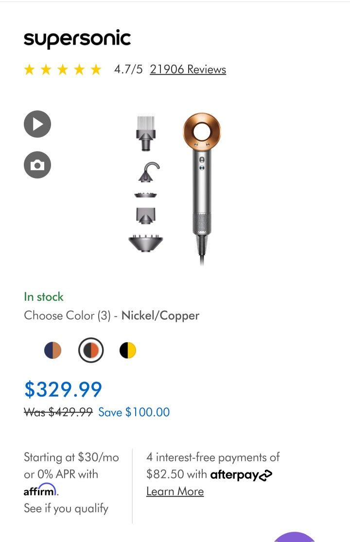 Dyson Supersonic Hair Dryer