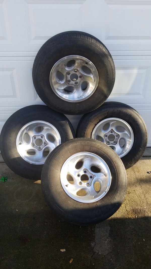 Ford 5 lug wheels and tires good tread for Sale in Carmichael, CA OfferUp