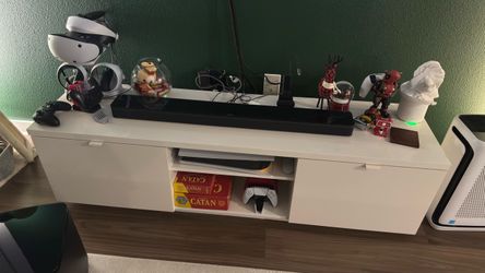 White TV Console - IKEA BESTA