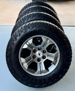 Good Set 🔥 Chevy Silverado Tahoe Z71 18" Wheels and Goodyear Tires