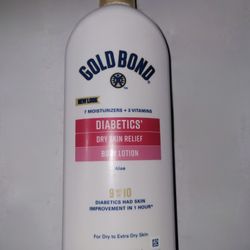 Gold Bond Diabetic Skin Relief 18oz Body Lotion For $10
