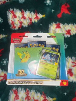 Pokémon 30th Celebration Tech Sticker Collection