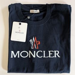 Blue Moncler Shirt Size XXL