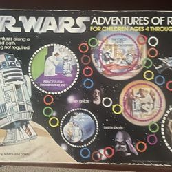 Vintage Star Wars Kenner 1977 Adventures of R2-D2 Game Complete Board Game