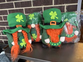Irish gnome leprechauns set