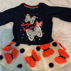 Baby Clothes Size 2T Long Sleeve Top/dress