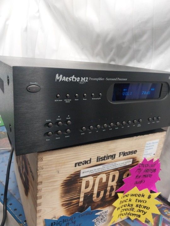 Audio Control Maestro And M2 Preamp