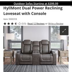 Ashley Dual power Recliners (3 + 2 Seaters) 