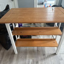 Wood kitchen Island 