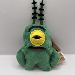 Fuggler Plankton Keyring Plush – 4.5” – NWT – In Hand & Ready to Ship!