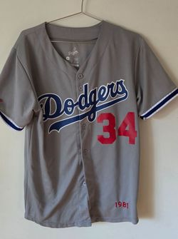 Fernando Valenzuela #34 Los Angeles Dodgers Promo MLB Baseball Jersey Men Medium