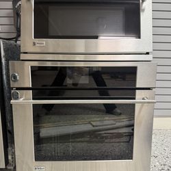 GE Monogram Professional Wall Oven & Advantium Speedcook Combo
