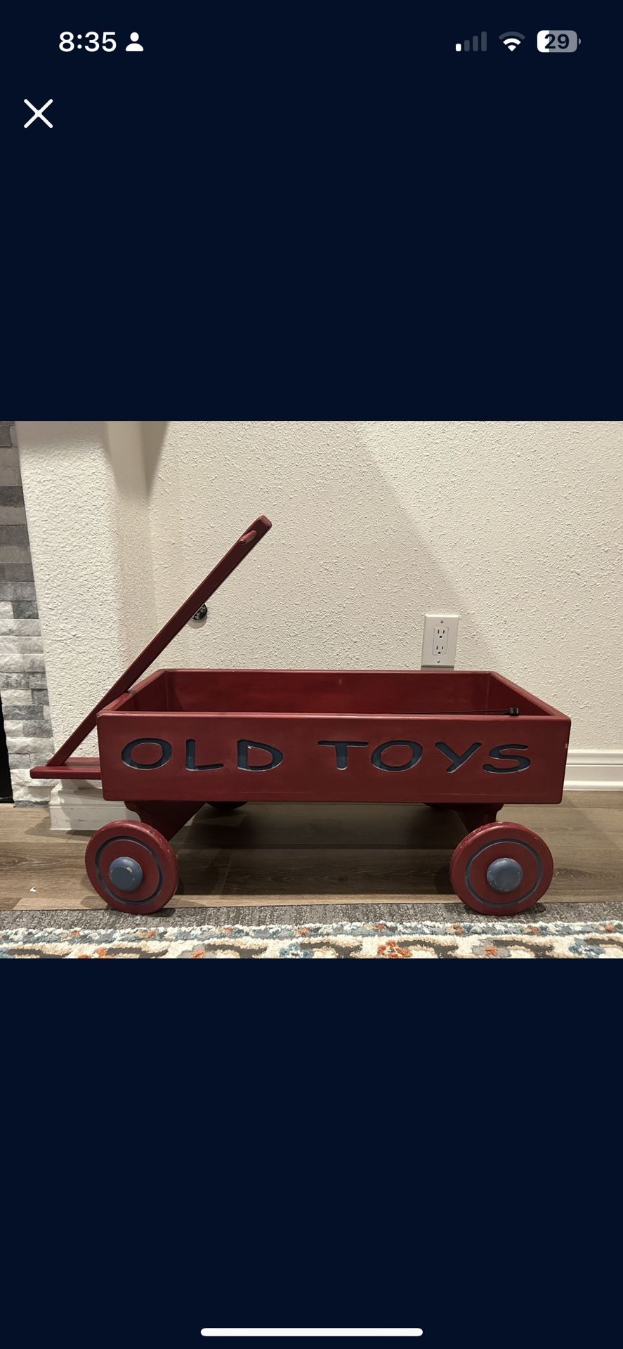 Toy Wood Wagon
