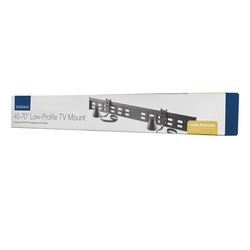 Insignia - Fixed TV Wall Mount For Most 40"-70" TVs - Black