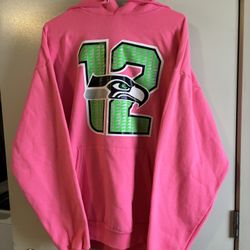 Pink Hoodie Women Large 