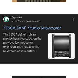 Genelec 7350a smart active subwoofer
