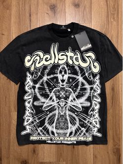 Black hellstar alien tee size-S