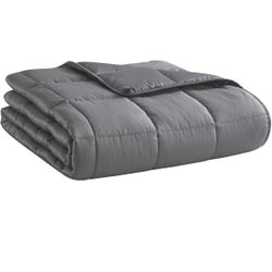 Brand new Weighted Blanket (Grey,48"x72"-15lbs) Cooling Breathable Heavy Blanket 