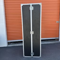 Road Case Hardcase Black Gray Storage 76” Wide 20” Deep 25.5” Tall