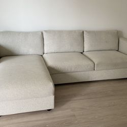 Sleeper sofa with chaise