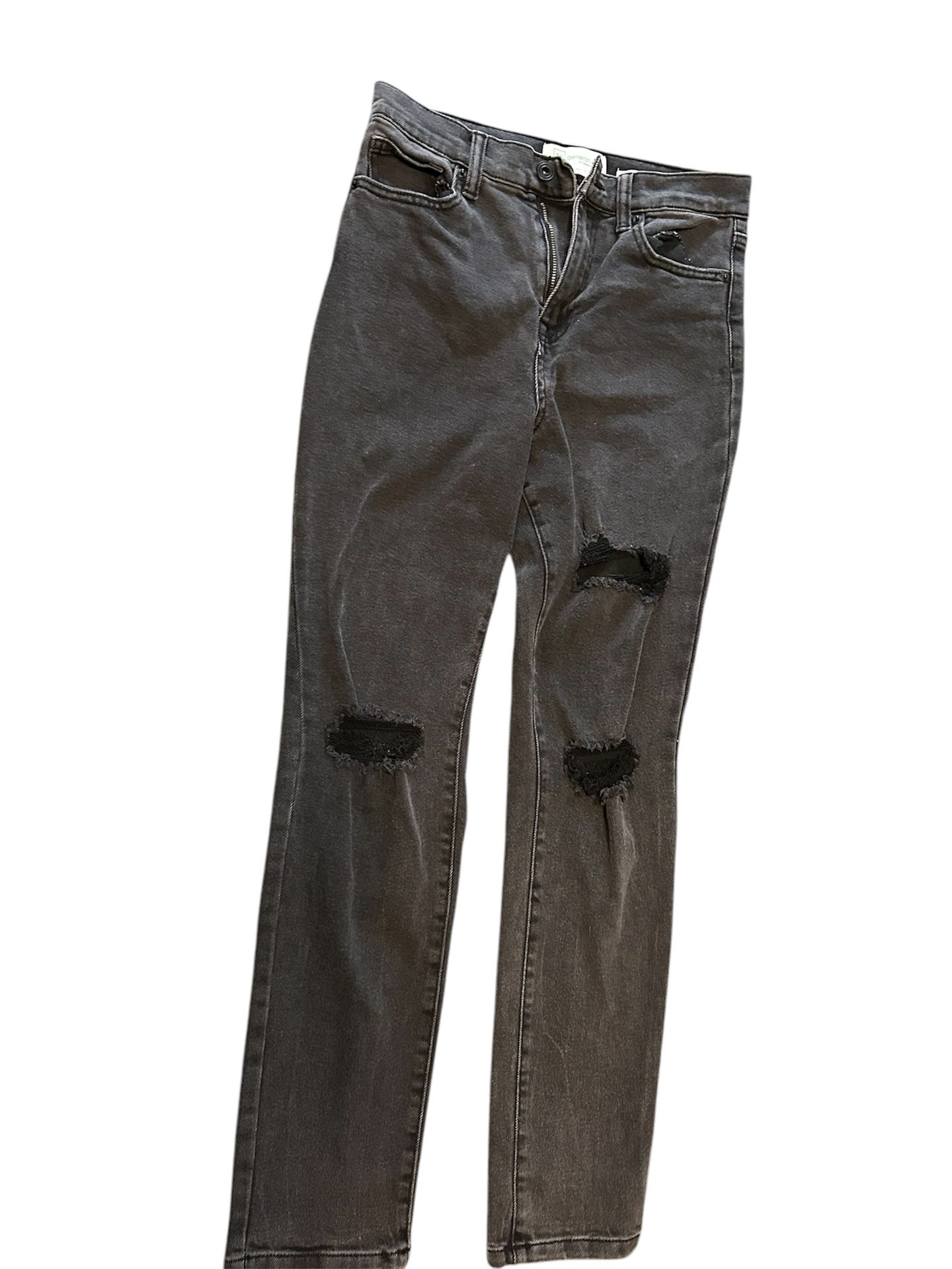 Women’s Distressed black Jeans