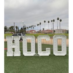 HOCO Marquee Letters 