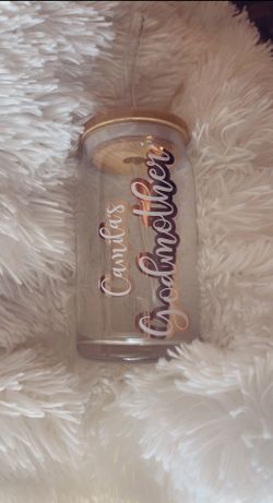 Glass Can Cup 16oz