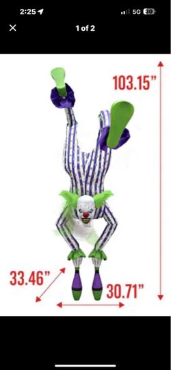 Upside down clown