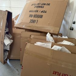 Mirror/Artwork Boxes And Packing Paper