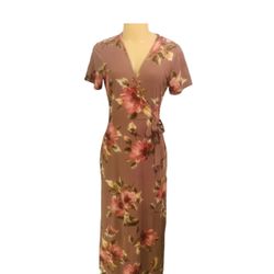 Bonded Sz M Woman Maxi Dress Purple