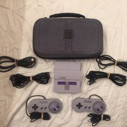 Super Nintendo Mini, Modded 328 Games, 2 controllers, 2 controller extensions, *27 New SNES games: 8 new SMW, 5 new SMK, NBA Jam 2k21, 3 new Zelda…