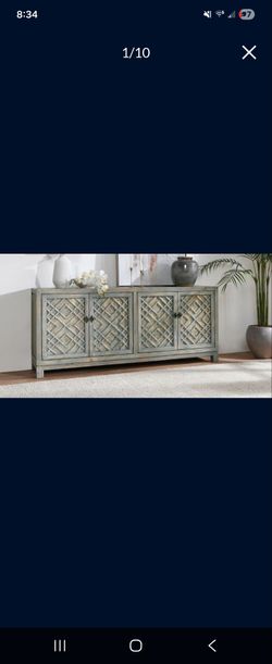 Pottery Barn Console Cabinet Buffet