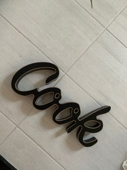 Wood decor : Love , cook and gather