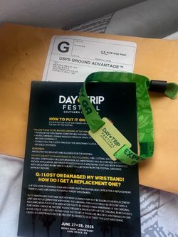 Day Trip: 2 Day GA Wristband
