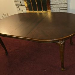 Dining table and chairs