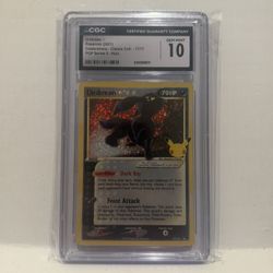 Umbreon Gold Star GRADE 10 RARE!!!