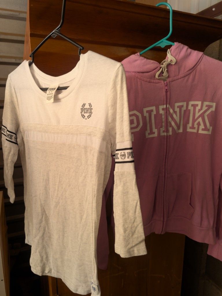 Set Of 4 PINK Long Sleeve Shirts
