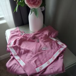 Nike Pink Tracksuit Set