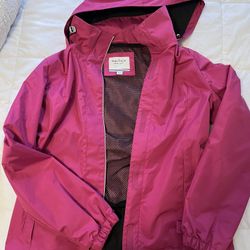 Nautical Rain Jacket - Magenta/ Pink