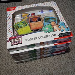 Pokemon 151 Poster Collection Boxes