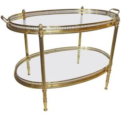 vintage French tea table